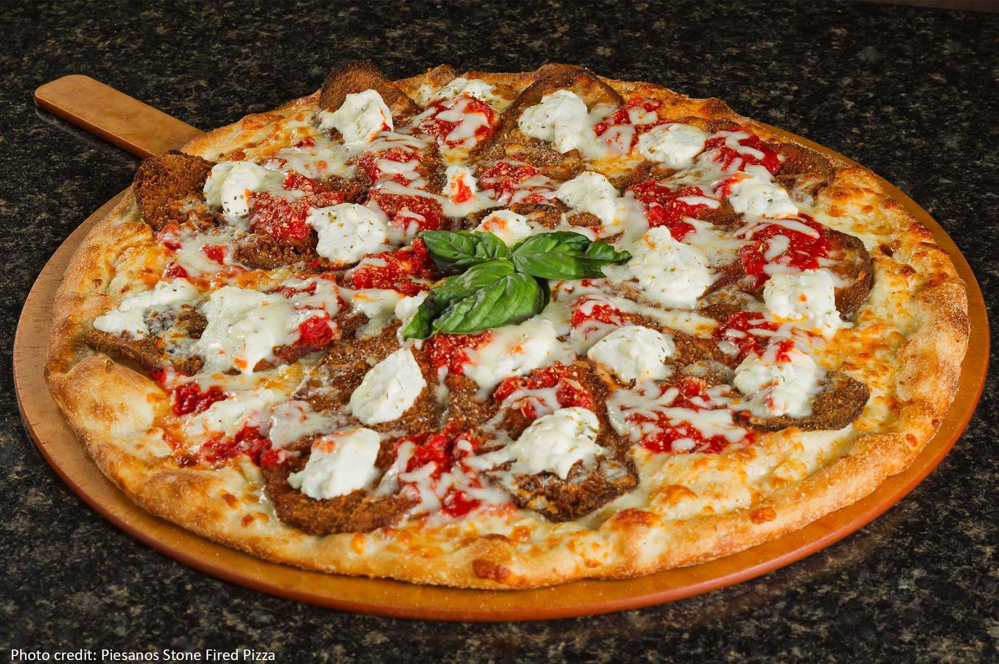 Piesanos Stoned Fired Pizza menu offerings, Gainesville favorite pizza and Italian food