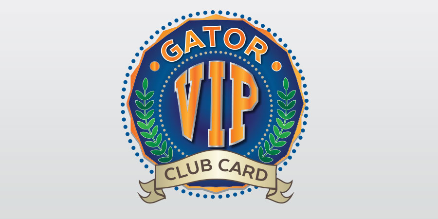 UF Gator VIP Exclusive Benefits Logo