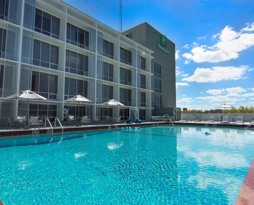 Rooftop Pool Accessible via 3rd Floor