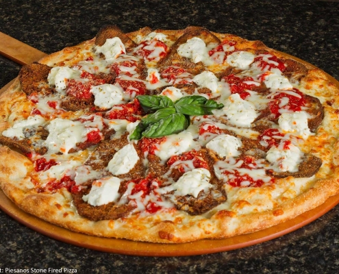 Piesanos Stoned Fired Pizza menu offerings, Gainesville favorite pizza and Italian food