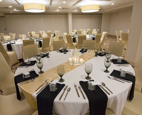 Flexible meeting space for receptions, banquets, parties