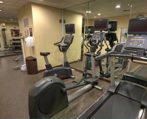 Fitness Center, accessible on the third floor