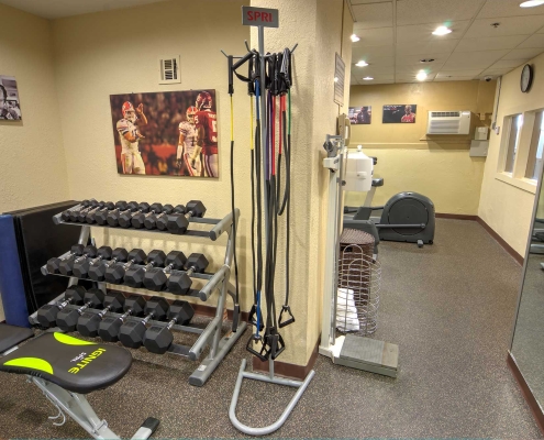 Fitness Center, accessible on the third floor